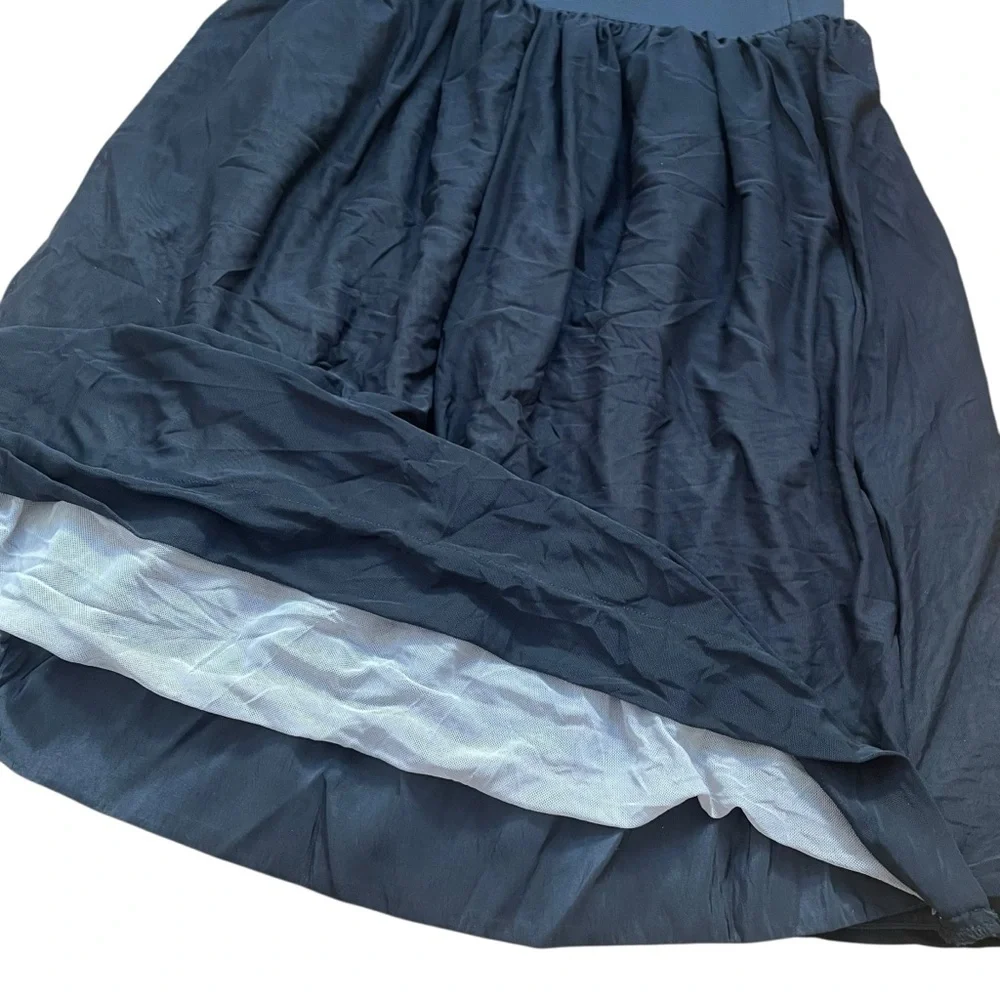 Miss MeMe Girls Knee Length Black Skirt Size 18 New With Tags - Picture 3 of 4